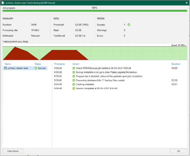 Best practices Veeam Oracle RMAN plugin — screenshot 3