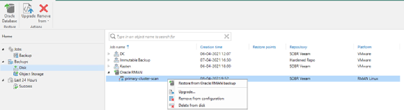 Best practices Veeam Oracle RMAN plugin — screenshot 4