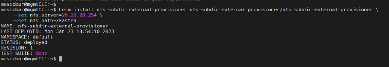 How to Configure NFS Repository for Kasten K10