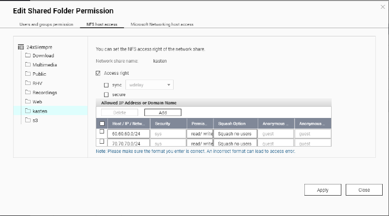 How to Configure NFS Repository for Kasten K10 — screenshot 2