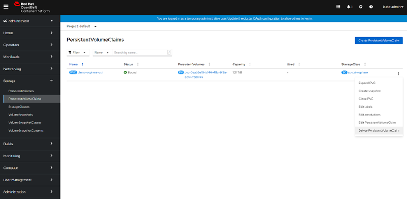 How to Install vSphere CSI Driver on RedHat OpenShift 4.x — screenshot 17