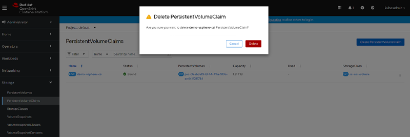 How to Install vSphere CSI Driver on RedHat OpenShift 4.x — screenshot 18