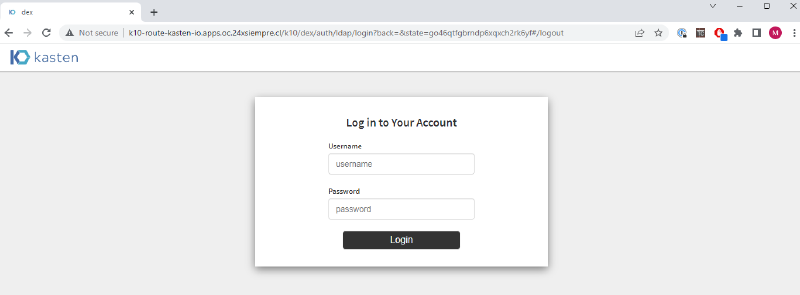 How to Integrate Active Directory with Kasten K10 and OpenShift — screenshot 8