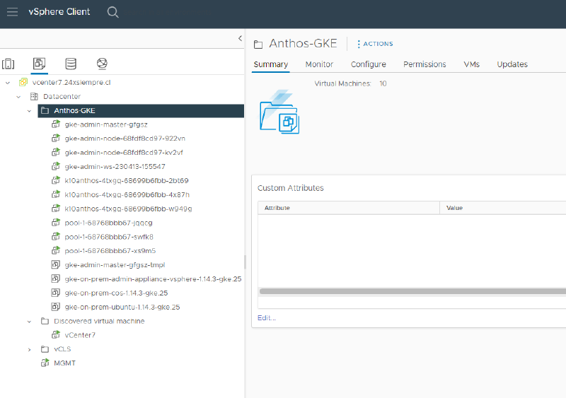 How to use Kasten K10 with Google Anthos — anthos vcenter