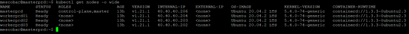 Install Cluster Kubernetes with vSphere CSI — screenshot 9