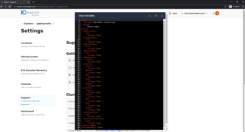 Kasten RBAC Multi-Tenant Multi-Cluster Keycloak – 3 — screenshot 15