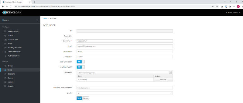Kasten RBAC Multi-Tenant Multi-Cluster Keycloak – 1 — screenshot 22