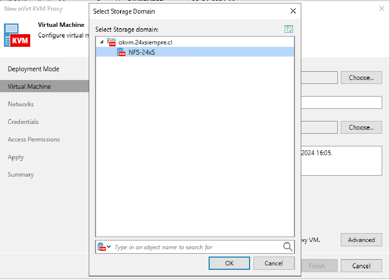 Protecting Oracle KVM with Veeam — screenshot 12