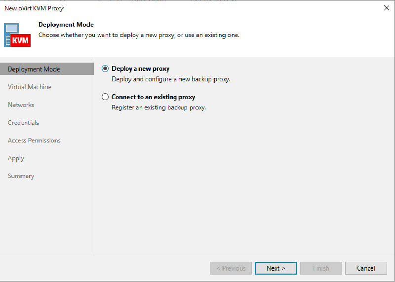 Protecting Oracle KVM with Veeam — screenshot 10