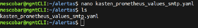 Configure Email Alerts in Kasten K10 — imagen