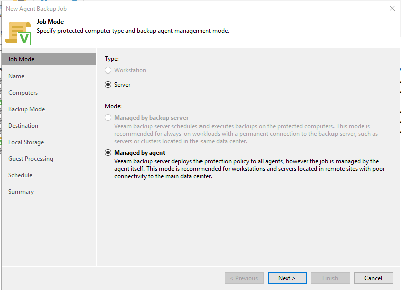 Veeam Agent for Solaris and Veeam 11a — screenshot 13