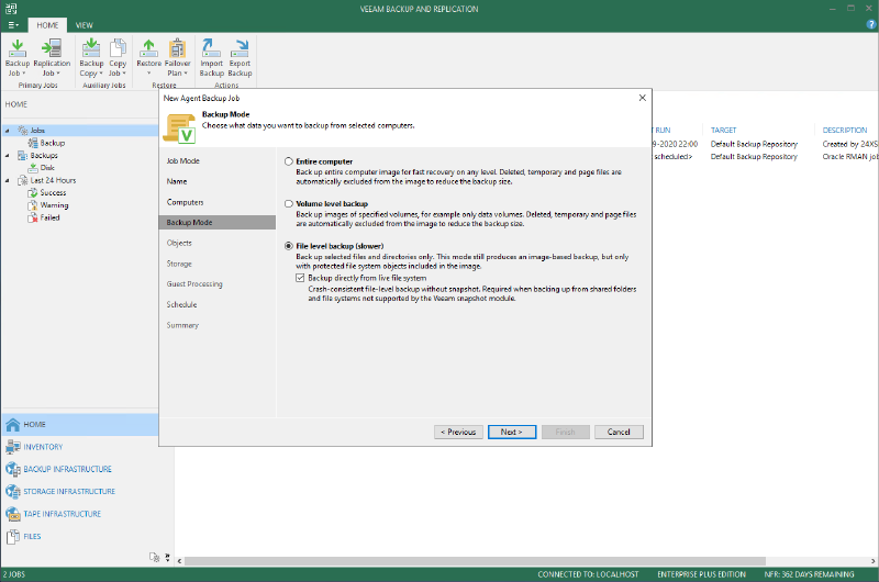 Veeam Agent Linux - Oracle Linux / Exadata — screenshot 3