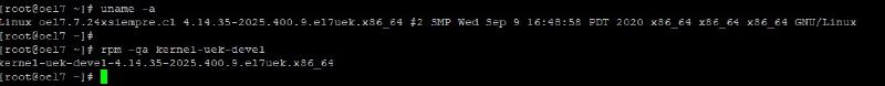 Veeam Agent Linux - Oracle Linux / Exadata — kernel uek versions