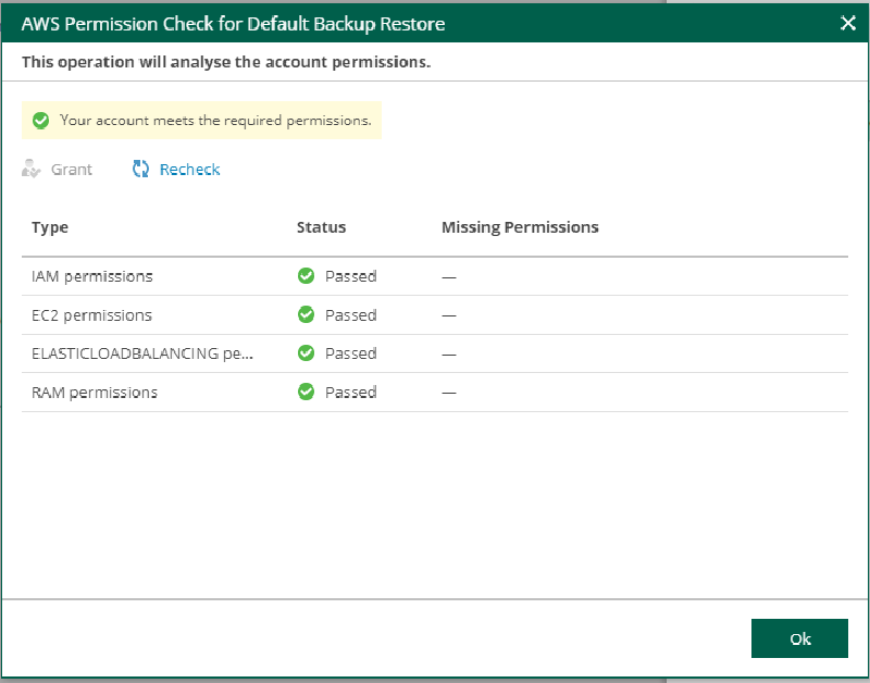 Veeam Backup for AWS v3 — screenshot 7