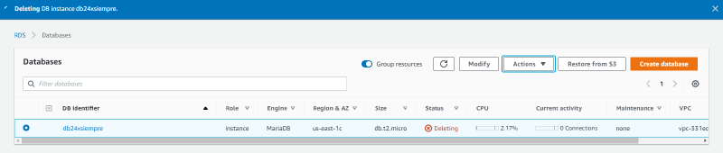 Veeam Backup for AWS v3 — screenshot 15