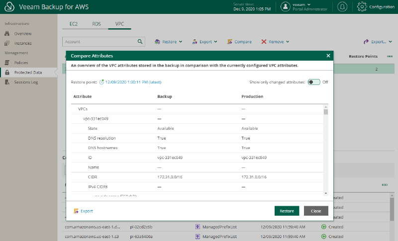 Veeam Backup for AWS v3 — screenshot 31