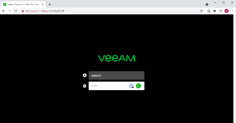 Veeam Backup for Red Hat Virtualization — screenshot 13