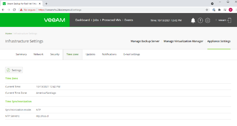 Veeam Backup for Red Hat Virtualization — screenshot 23