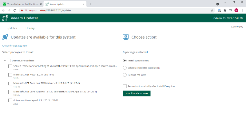 Veeam Backup for Red Hat Virtualization — screenshot 25