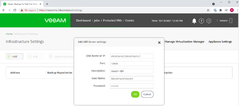 Veeam Backup for Red Hat Virtualization — screenshot 30