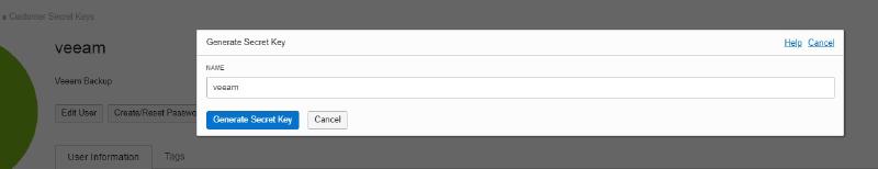 Veeam Capacity Tier Oracle Cloud Object Storage — O Ckeys 2