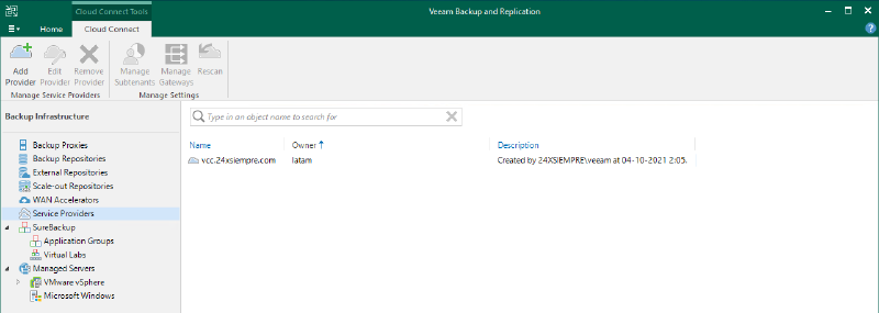 Veeam Cloud Connect Performance — screenshot 1