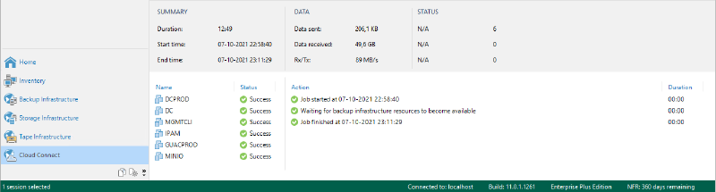 Veeam Cloud Connect Performance — screenshot 11