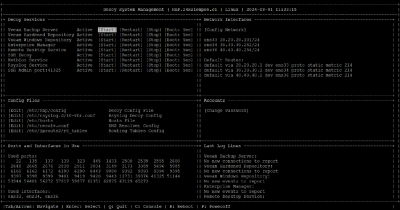 Veeam Decoys - Early Detection