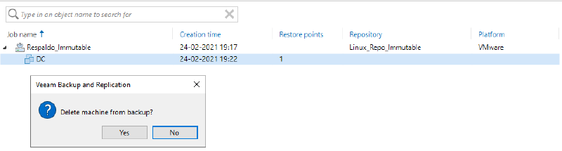 Veeam Hardened (Immutable) Repository — screenshot 33