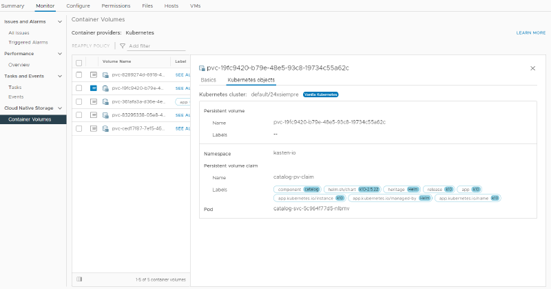 Veeam + Kasten — screenshot 18