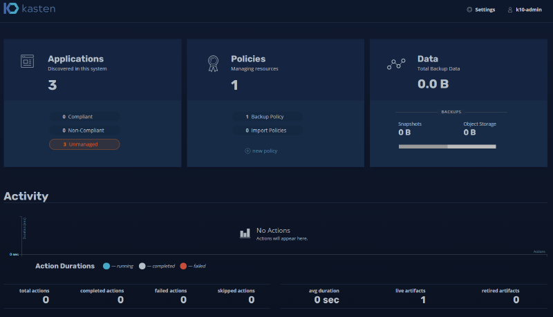 Veeam + Kasten — screenshot 36