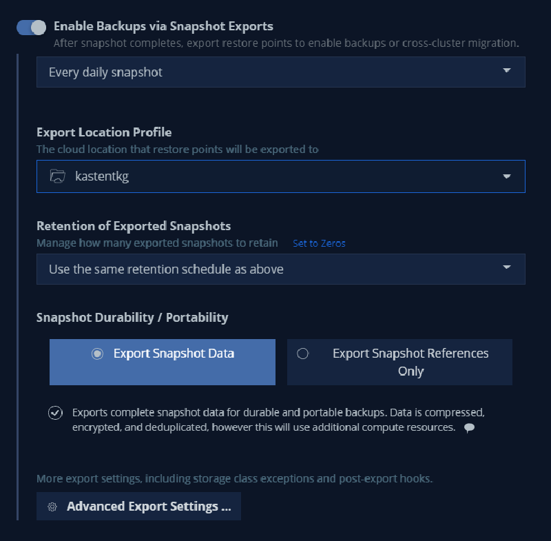 Veeam + Kasten — screenshot 43