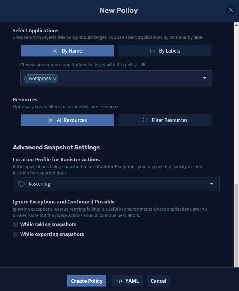 Veeam + Kasten — screenshot 44