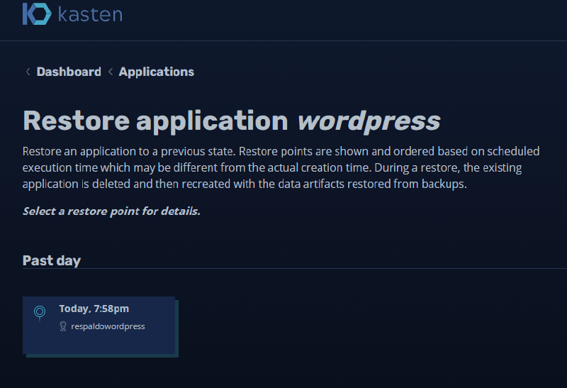 Veeam + Kasten — screenshot 51