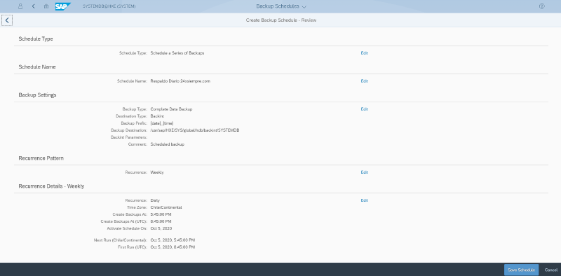 Veeam Plugin SAP HANA — screenshot 14