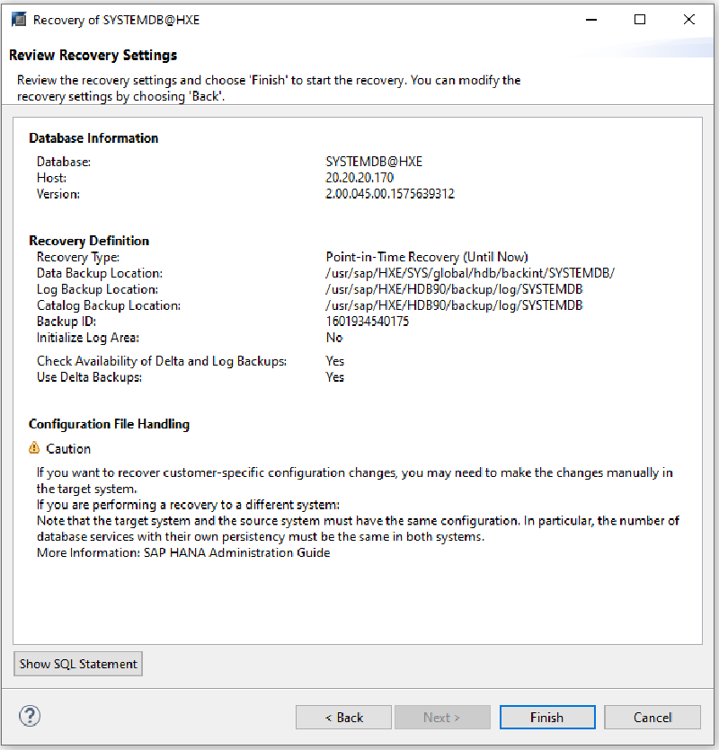 Veeam Plugin SAP HANA — screenshot 25