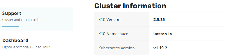 Actualizar Kasten k10 — captura 5