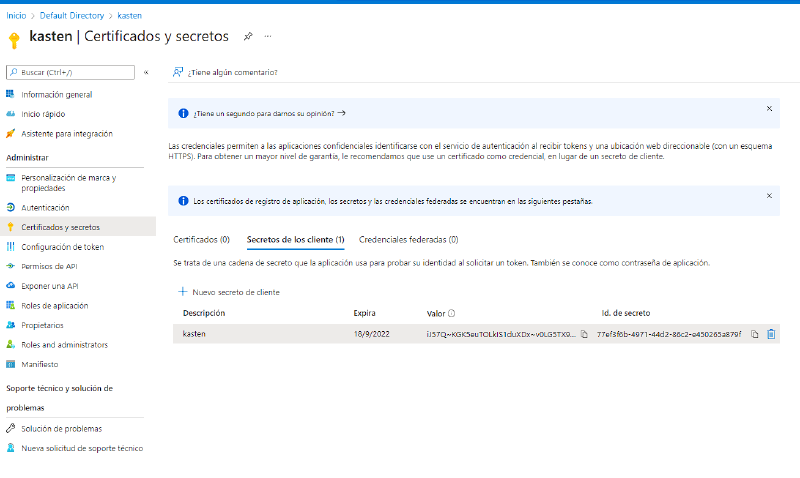 Como Instalar Kasten K10 en Azure AKS — captura 2