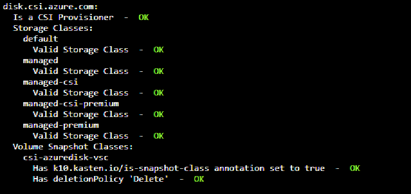Como Instalar Kasten K10 en Azure AKS — captura 14
