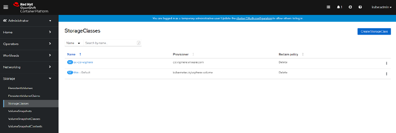 Como Instalar vSphere CSI Driver en RedHat OpenShift 4.x — captura 20