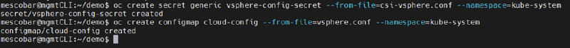 Como Instalar vSphere CSI Driver en RedHat OpenShift 4.x — captura 2