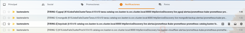 Configurar Alertas por Email en Kasten K10 — imagen
