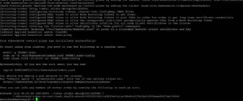 Instalar Cluster de Kubernetes con vSphere CSI — captura 4