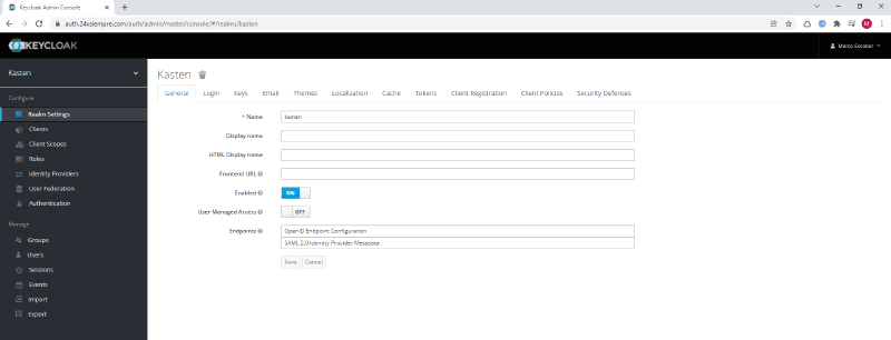 Kasten RBAC Multi-Tenant Multi-Cluster Keycloak - 1 — captura 13