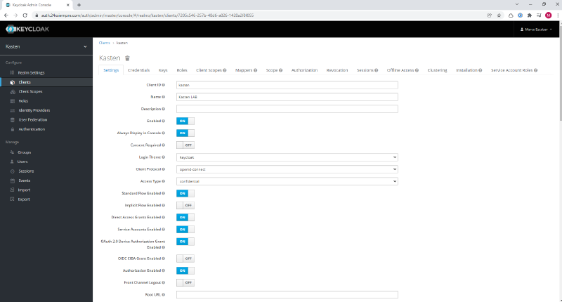 Kasten RBAC Multi-Tenant Multi-Cluster Keycloak - 1 — captura 17