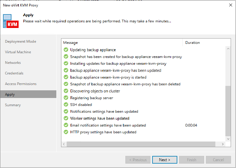 Protegiendo Oracle KVM con Veeam — captura 16