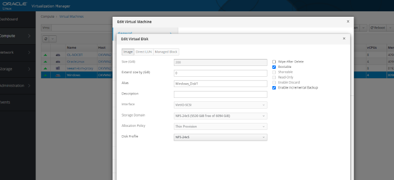Protegiendo Oracle KVM con Veeam — captura 19