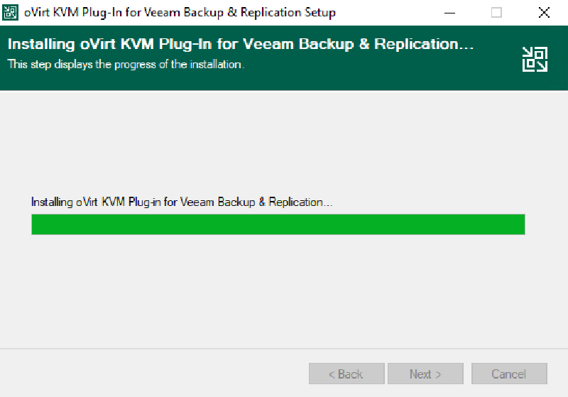 Protegiendo Oracle KVM con Veeam — captura 2
