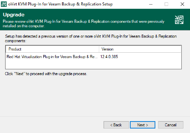 Protegiendo Oracle KVM con Veeam: paso 2