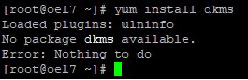 Veeam Agent Linux - Oracle Linux / Exadata — dkms 1